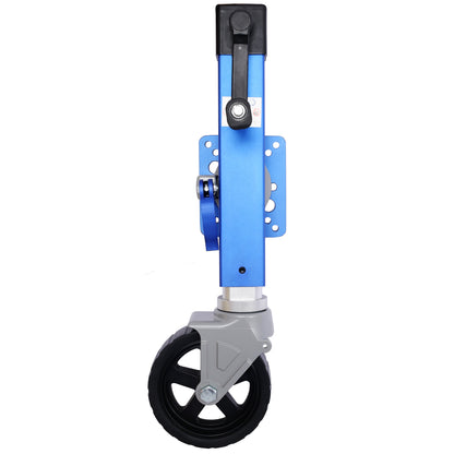 Heavy Duty Aluminum Trailer Jack, for Use On 3 in. X 5 in. Trailer Tongue, Max Load 1,800 Lbs, Blue