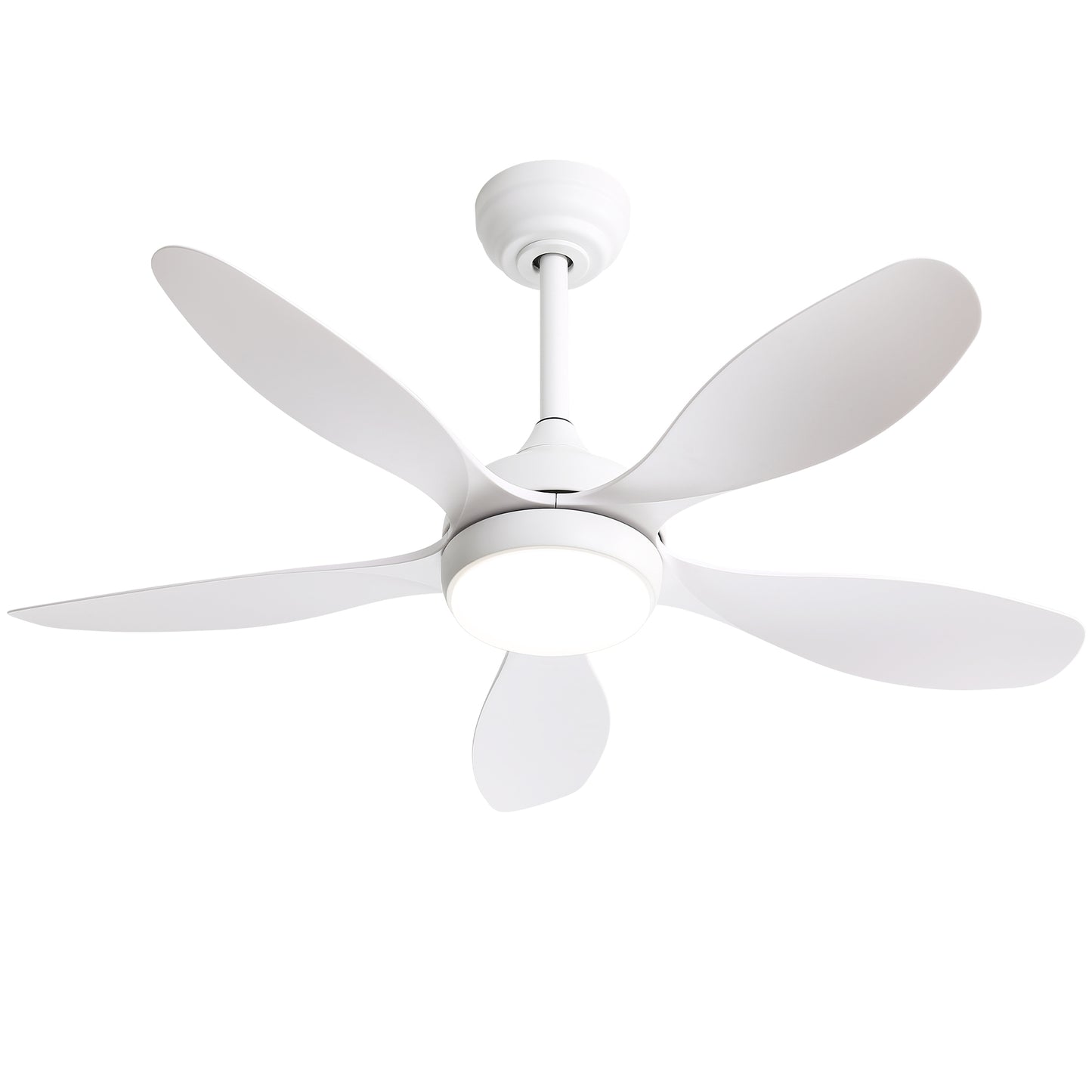 42 Inch Ceiling Fan with Light and Remote Cotnrol 6 Speeds DC Reversible Motor