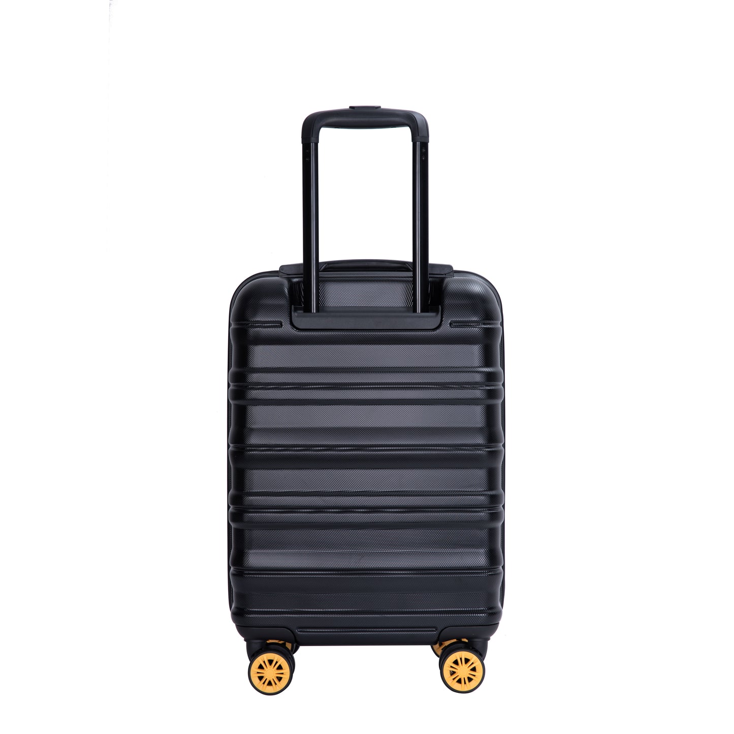 Carry On Luggage  Airline Approved18.5" Carry On Suitcase With TSA Approved Carry On Luggage With Wheels Carry on Bag Hard Shell Suitcases, BLACK