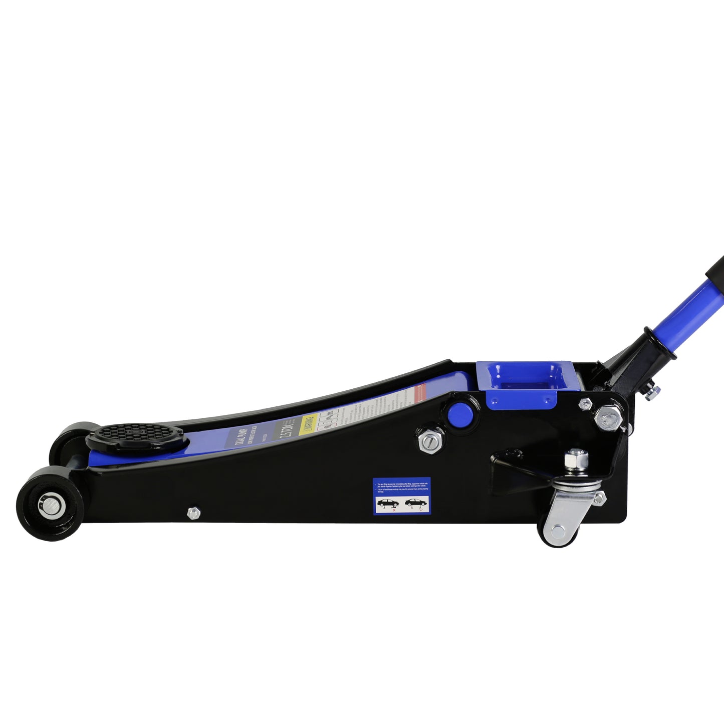 2.5 Ton Low Profile Floor Jack, Steel Racing Floor Jack with Dual Pistons Quick Lift Pump, Hydraulic floor jack Lifting range 3.5"-19.5"